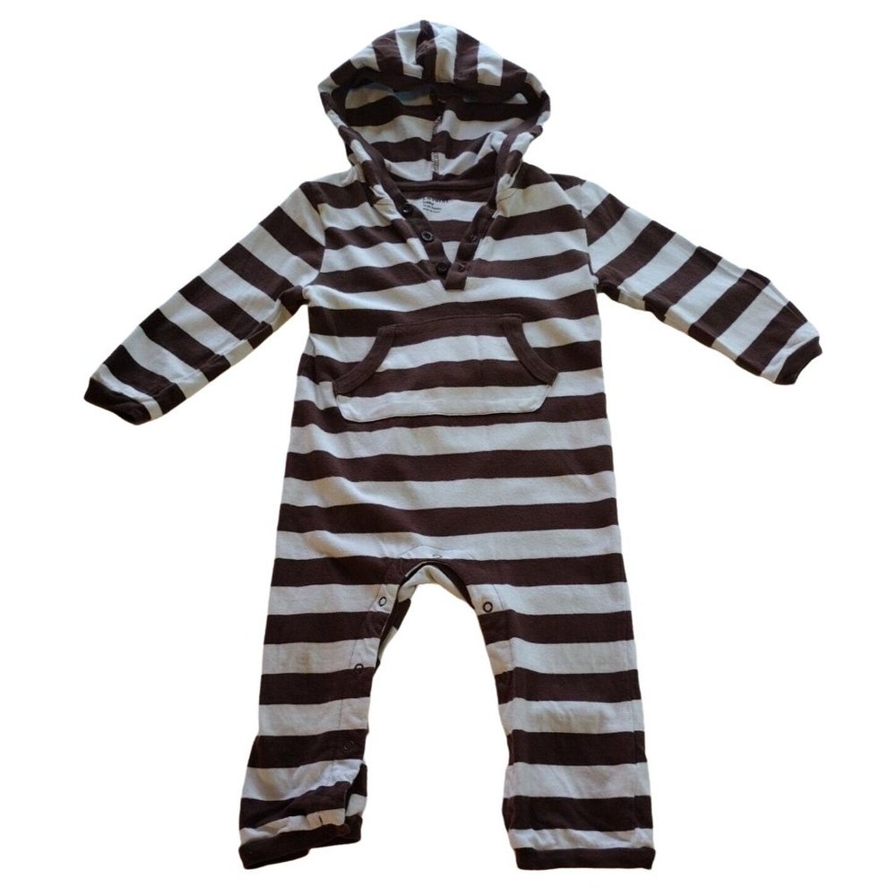 Leveret One Piece Striped Baby 18-24 Months